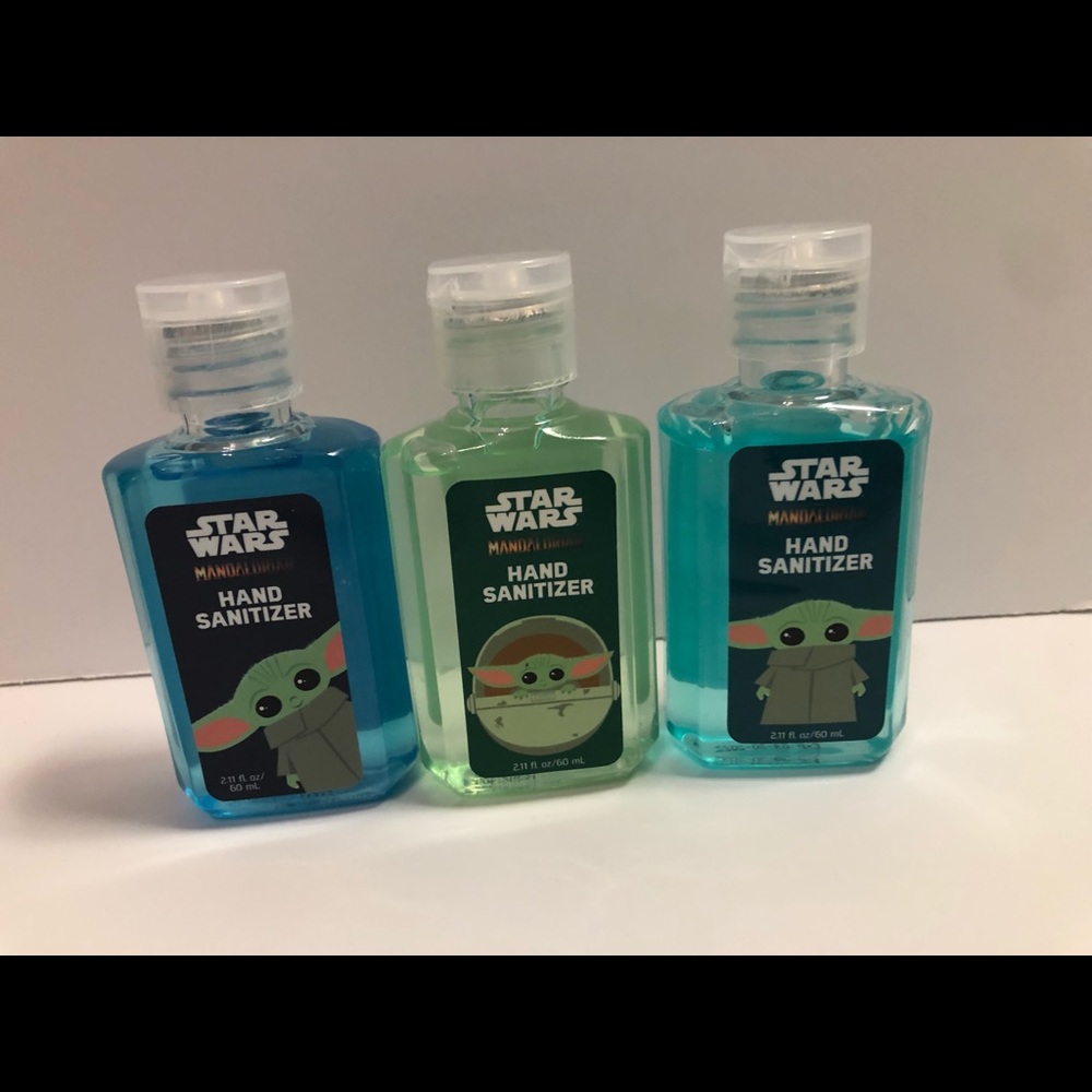 Star Wars Mandalorian Yoda Hand Sanitizer set of 3